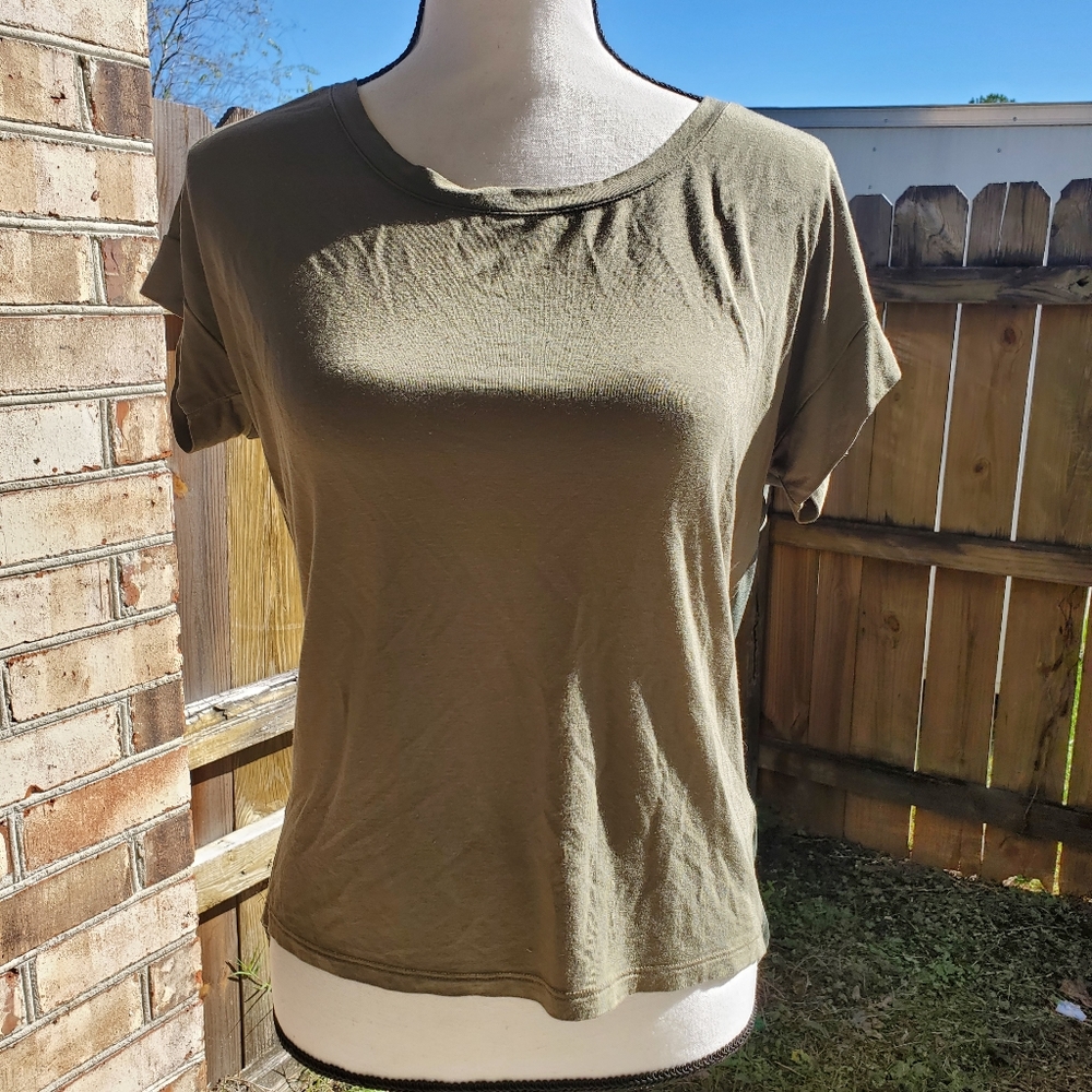 Bebe Green Top